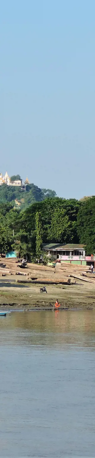 Flussfahrt auf der Lebensader Irrawaddy